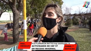 quotACTIVIDADES DEL CEF 57 EN EL RECESO INVERNALquot [upl. by Ahsila]