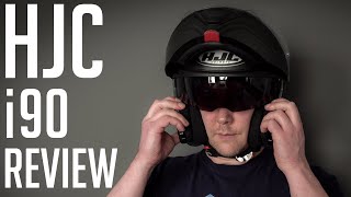 HJC i90 Helmet Review and Road Test [upl. by Glovsky800]