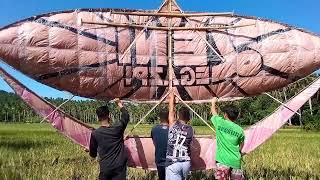 Pinaka malaking saranggola 5 meters  King size kite  Guryon  layangan [upl. by Clabo]