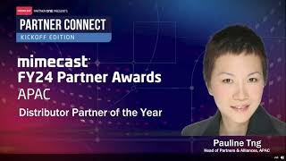 2024 Mimecast APAC Distributor Partner of the Year Award Chillisoft [upl. by Labina957]