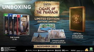 UNBOXING  Tintin Reporter Cigars of the Pharaoh  Limited Edition PS5 [upl. by Ardnnek]