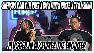 Skengdo x AM x Lil Rass x BM x Mini x Rack5 x TY x Mskum  Plugged In WFumez The Engineer REACTION [upl. by Annahsohs171]