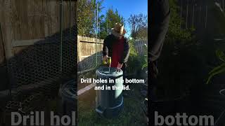 Composting for Beginners Easy Compost Bin compost composting gardening [upl. by Radu549]