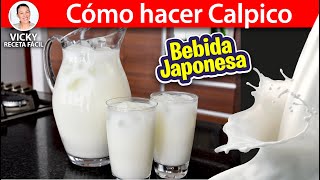 CALPIS O CALPICO BEBIDA JAPONESA  Vicky Receta Facil [upl. by Onairelav159]