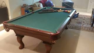 8ft OLHAUSEN pool table with accessories [upl. by Teryl59]