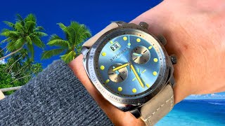 A Very Affordable Summer Watch  Spinnaker Hull quotSky Bluequot [upl. by Alrich]