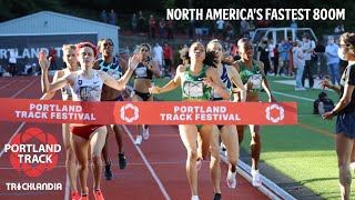 2021 Portland Track Festival 800m Lightning Strikes [upl. by Nosnorb]