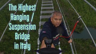 Ponte Tibetano di Sellano  The Highest Hanging  Suspension Bridge in Italy [upl. by Narah636]