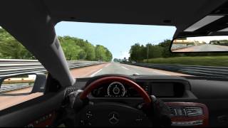 CL65 AMG Top Speed 205mph Autobahn [upl. by Kamilah45]