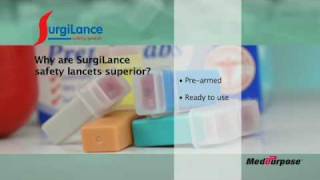 About SurgiLance Safety Lancets [upl. by Leina]