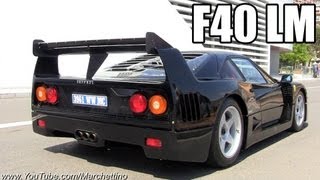 Black Ferrari F40 LeMans [upl. by Calabrese]