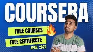 Coursera Free Courses With Free Certificates [upl. by Htebesile]