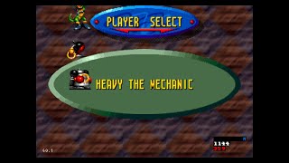 Knuckles Chaotix Restored Beta PlayerCombi Select Menu [upl. by Thaxter]