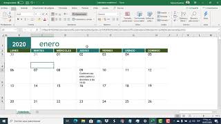 Aprende hacer un Calendario Académico en Excel [upl. by Marsiella754]