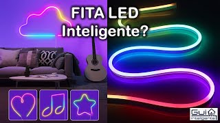 Fita de LED FLEXÍVEL Neon RGB Inteligente  Compatível com Alexa e Google Home [upl. by Lewendal]