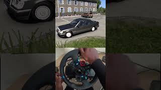 MercedesBenz W124 300d  Steering wheel gameplay  Euro Truck Simulator 2 G29 Setup [upl. by Leyla]