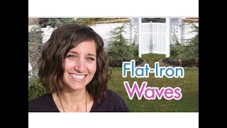 FlatIron Waves  Curly Hair  Cute Girls Hairstyles [upl. by Murphy]