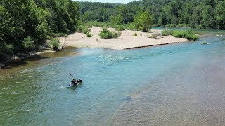 The Lower Current River  Kayaking Camping Big Spring  Doniphan [upl. by Aisayt432]