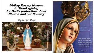 54Day Rosary Novena  Day 45 January 18 2024 [upl. by Shippee]