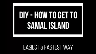 SAMAL ISLAND How to get to Samal Island  DIY Backpacking [upl. by Hajile489]