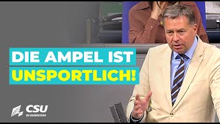 Stephan Mayer Die Ampel ist unsportlich [upl. by Atiuqam]