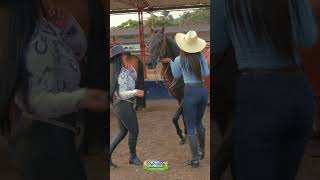 Rodeo in Colombia 😍 cowgirl colombia latina horseriding [upl. by Saravat]