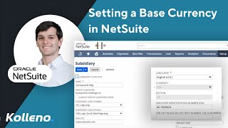 NetSuite Tutorial  Setting a Base Currency in NetSuite [upl. by Shirk]