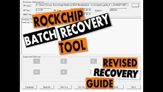 Rockchip 32293328 3288 3399  USB Recovery Android Tool Revised Universal Guide [upl. by Gnagflow88]