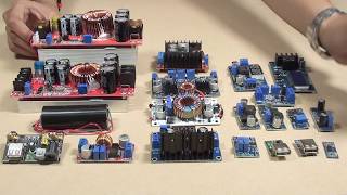 Buck Boost Converters Step up  Step down modules  Overview [upl. by Noerb]