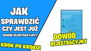 Jak sprawdzić czy dowód rejestracyjny jest gotowy Krok po kroku Czy dowód jest do odbioru [upl. by Ahsiral291]