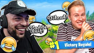 QUCEE EN IK MAKEN ELKAAR BELACHELIJK 😂  Fortnite Battle Royale Nederlands [upl. by Joktan]