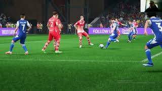 Barnsley vs Bristol My reactions and comments gameplay EA Sports FC 24 [upl. by Ynatsyd]