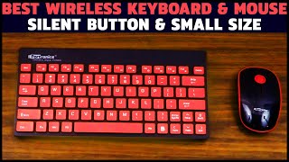 Best Wireless Keyboard and Mouse under 1000  Silent Button amp Small Size  Portronics Key2A Review [upl. by Hanafee]