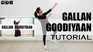 Step by step Dance TUTORIAL for Gallan Goodiyaan song  Shipras Dance Class [upl. by Eliseo]