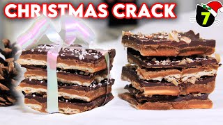 Christmas Crack  Fast Easy Sweet Salty amp Is The PERFECT Gift [upl. by Jorgensen]