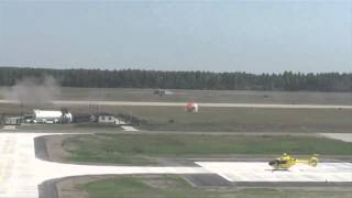 Hungary JAS 39 Gripen Crash  20150610 [upl. by Aldos]