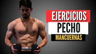 LOS MEJORES EJERCICIOS PARA PECHO CON MANCUERNAS [upl. by Aken]