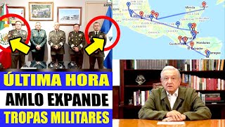 NO MANCHES 4T SE EXPANDE AMLO ESTRENA BASES MILITARES EN CENTROAMÉRICA ¡EU SE VA DE NALG4S [upl. by Mildred]