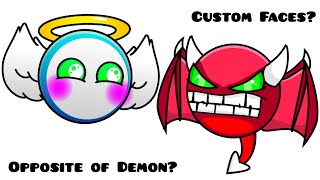 Custom Geometry Dash Difficulty Faces Version 1 [upl. by Akemihs]