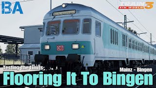 Flooring It To Bingen  Linke Rheinstrecke  Train Sim World 3 [upl. by Yur]