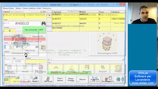 Ricezione capi con il software WinLav Gestione Lavanderia [upl. by Radack526]