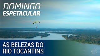 Domingo Espetacular mostra as belezas do Rio Tocantins [upl. by Seiter]