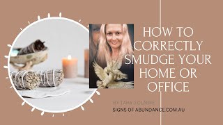 HOW TO SMUDGE YOUR PROPERTY HOME OR OFFICE WITH WHITE SAGE THE RIGHT WAY [upl. by Akehsar]