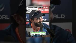 India allrounder Ravindra Jadeja’s witty reply left the internet in splits [upl. by Alurd]