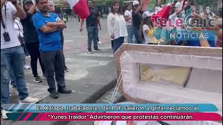 En Xalapa trabajadores del PJF salieron a gritar reclamos al “Yunes traidor” [upl. by Bromley]