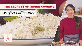 The Secrets of Indian Cooking Perfect Indian Rice [upl. by Ewnihc]