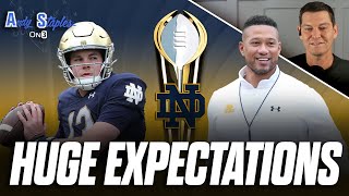 Is CFP the Standard for Notre Dame Why Marcus Freeman Riley Leonard amp Irish are at an Advantage [upl. by Ahsilaf]