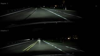 Tesla Adaptive Headlights in Model 3 after Update [upl. by Feinleib]