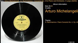 Arturo Michelangeli Rachmaninov Op40Akkord D95391962GOST 59 [upl. by Limoli]