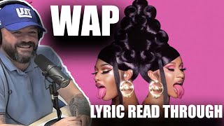 BRITISH BLOKES READ THE EXPLICIT WAP Lyrics  Office Blokes React  Cardi B  Megan Thee Stallion [upl. by Ahsirpac859]